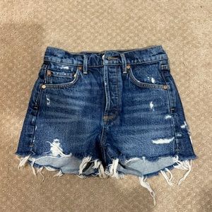 AGOLDE Jaden denim shorts